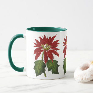Caneca Natais vintages, Red Poinsettia, Fábrica de Invern