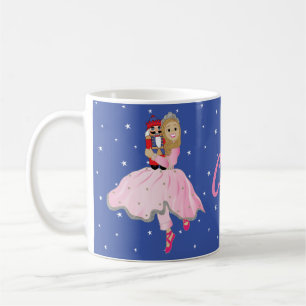 Caneca Natal 11 oz. Nutcracker Ballerina Stars