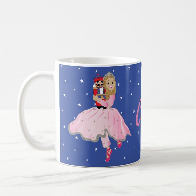 Caneca Natal 11 oz. Nutcracker Ballerina Stars (Esquerda)