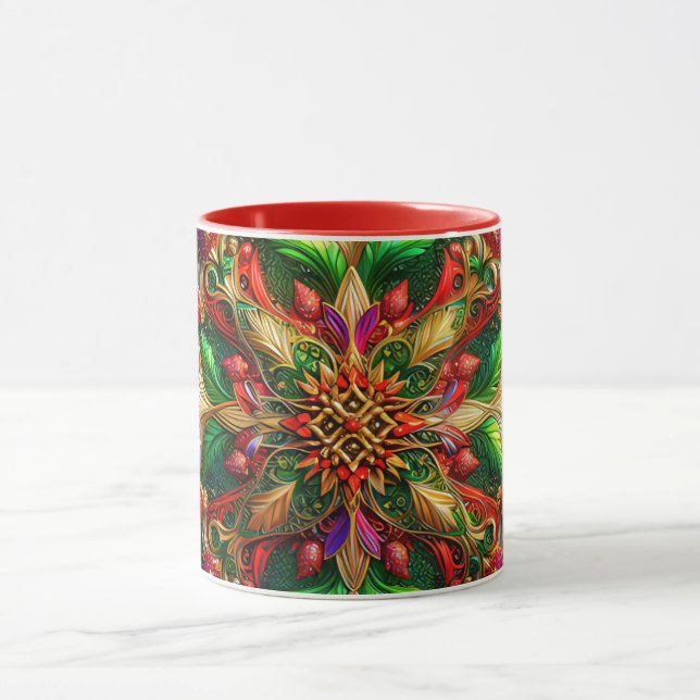 Caneca NATAL ~ 3D ~ Multicolor ~ (Centro)