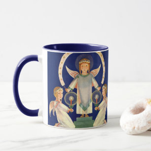Caneca Natal Antigo, Anjos da Santa Lucia Escandinavos