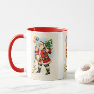 Caneca Natal Antigo, Balões do Papai Noel Vitoriano
