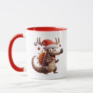 Caneca Natal Armadillo adiciona monograma