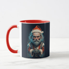 Caneca Natal assustador do Papai Noel