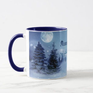 Caneca Natal azul