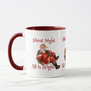 Caneca Natal Canto Papai Noel Engraçado Jolly