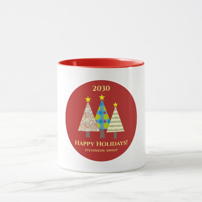 Caneca Natal Corporativo Vermelho (Centro)