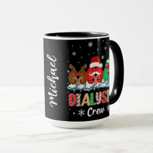 Caneca Natal da Equipe de Diálise