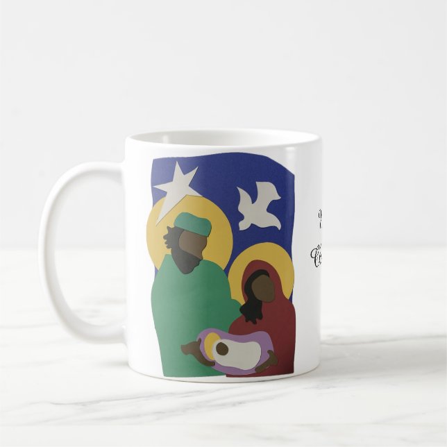 Caneca Natal da Família Santa (Esquerda)
