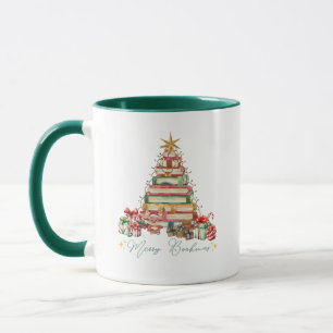 Caneca Natal da Feliz do Livro