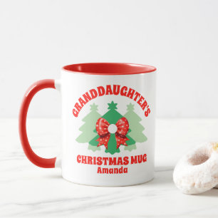 Caneca Natal da neta personalizada