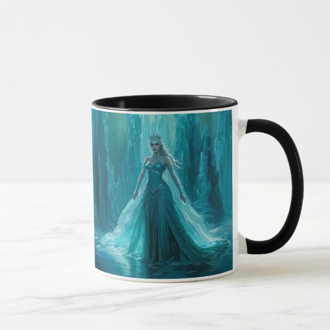 Caneca Natal da Rainha do Gelo mágica (Direita)