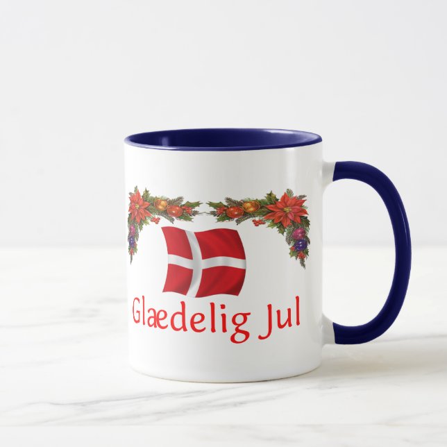 Caneca Natal de Dinamarca (Direita)