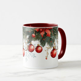 Caneca Natal de Red Bubble