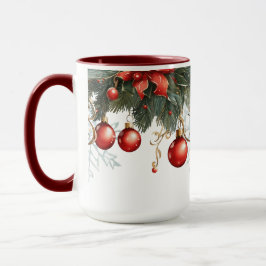 Caneca Natal de Red Bubble