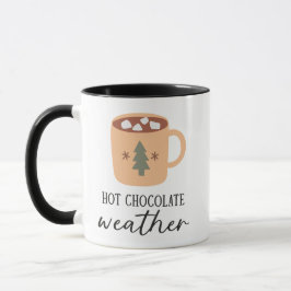 Caneca Natal do Chocolate Quente