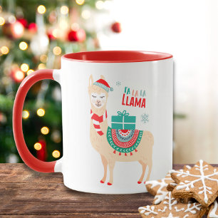 Caneca Natal do lama   do La do La do Fa