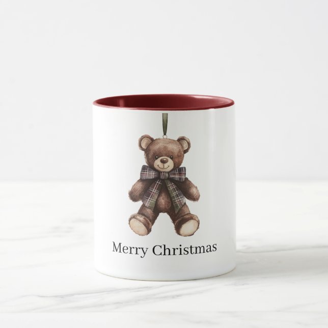 Caneca Natal do Ursinho de Pelúcia (Centro)