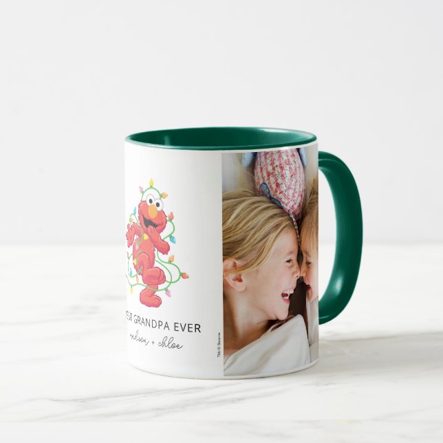 Caneca Natal Elmo | Melhor Avô - Foto (Frente Esquerda)