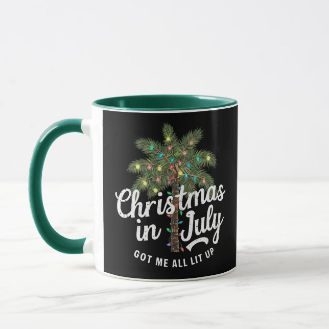 Caneca Natal em Julho Me Deixou Todo Animado (Esquerda)