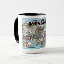 Natal em Papais noeis Barbara Mug