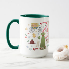 Caneca Natal em Randalls (Hunter Green 15oz)