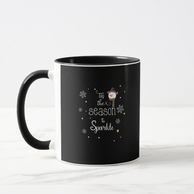 Caneca Natal Esta É A Época De Sparkle (Esquerda)