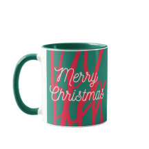 Natal Feliz Vermelho Verde Personalizado Abstrato