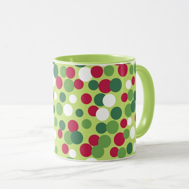 Caneca Natal Festiva (Frente Esquerda)