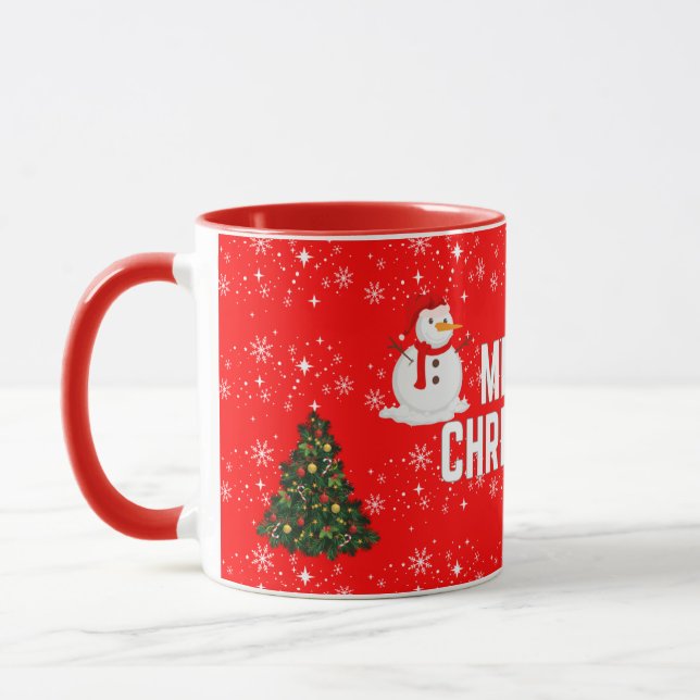 Caneca Natal Festiva (Esquerda)