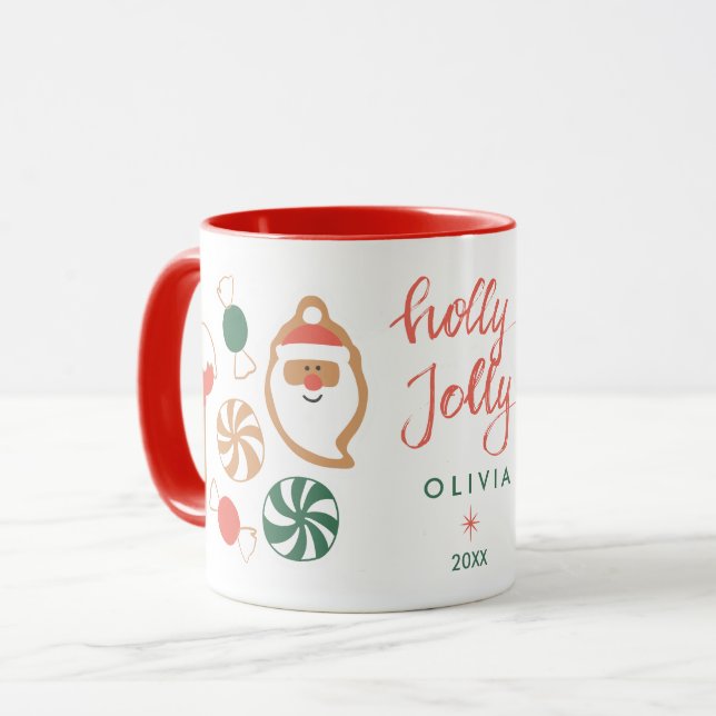 Caneca Natal Fofo (Frente Esquerda)