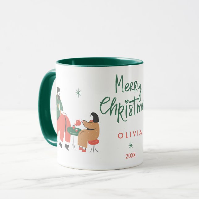 Caneca Natal Fofo (Frente Esquerda)