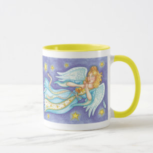 Caneca Natal Fofo, Música, Anjo Tocando Sua Corneta