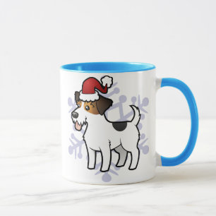 Caneca Natal Jack Russell Terrier