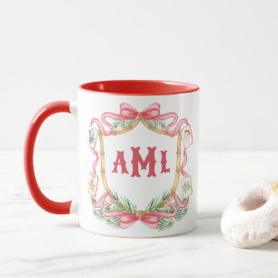 Caneca Natal Mahjong Monograma