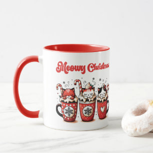 Caneca natal meowy
