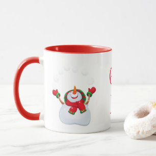 Caneca Natal Mug-Snowman-God Jul /Feliz Natal