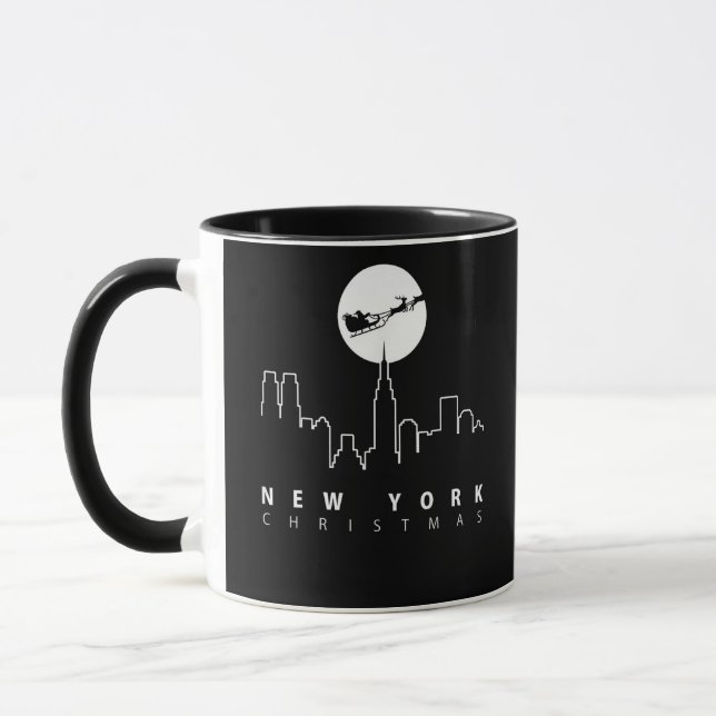 Caneca Natal na Cidade de Nova York (Esquerda)