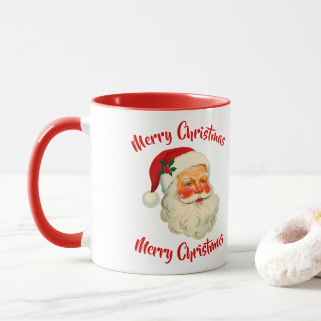 Caneca Natal Papai Noel  (Com Donut)