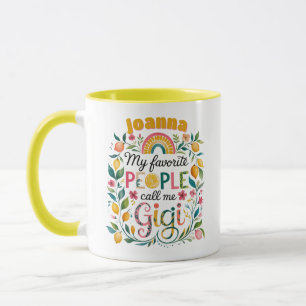 Caneca Natal personalizado do Dia de as mães GIGI