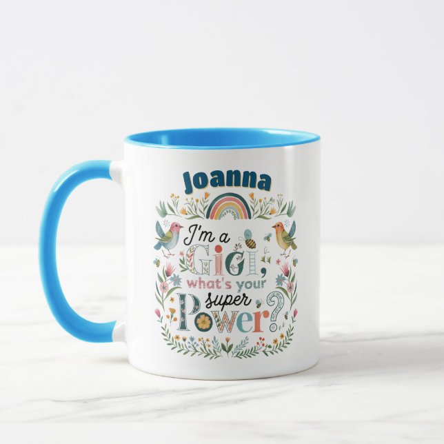 Caneca Natal personalizado do Dia de as mães GIGI (Esquerda)
