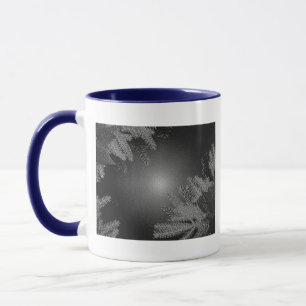 Caneca Natal Poinsettia Black E Cinzas I