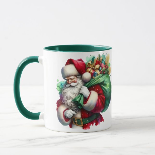 caneca Natal Santa Claus (Esquerda)