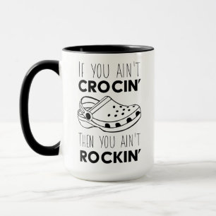 Caneca Natal, se você não é crocante você não é Rockins