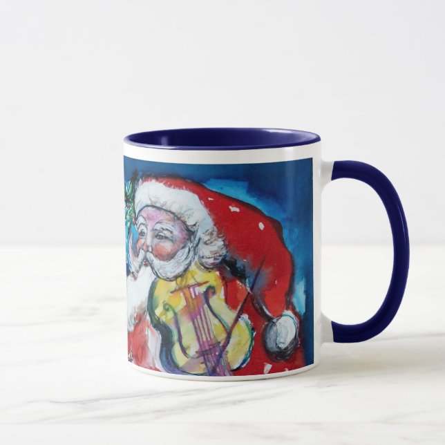 CANECA NATAL UMA CARTA/PAPAIS NOEIS COM MONOGRAMA DE VIOL (Direita)