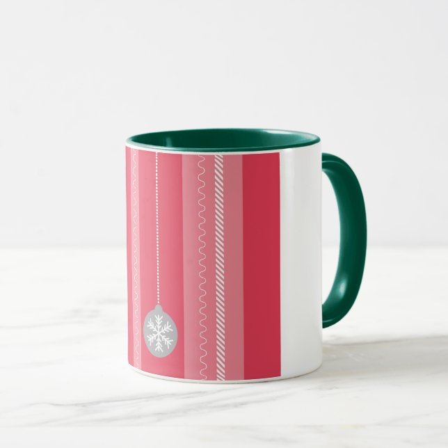 Caneca Natal Vermelho (Frente Esquerda)