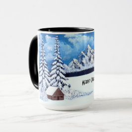 Caneca natalícia de inverno