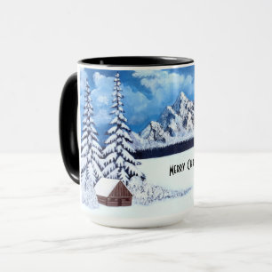 Caneca natalícia de inverno