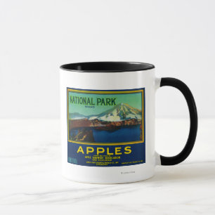 Caneca National Park Apple Crate LabelHood River, OU