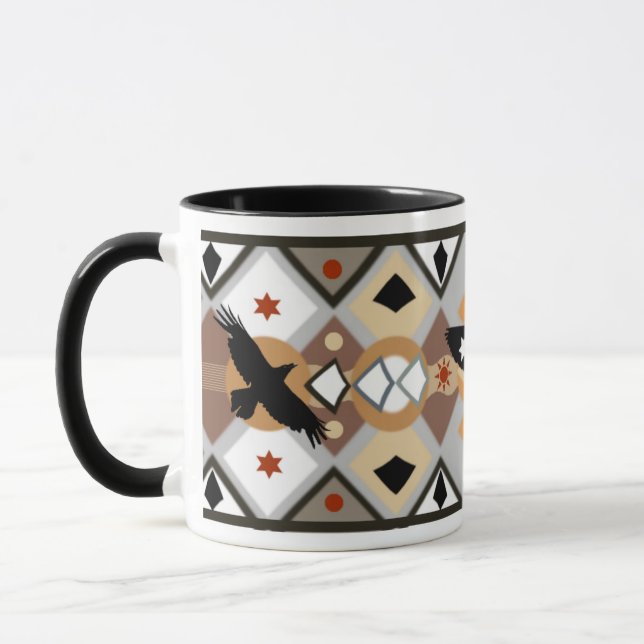 Caneca Native American Crow Mug (Esquerda)